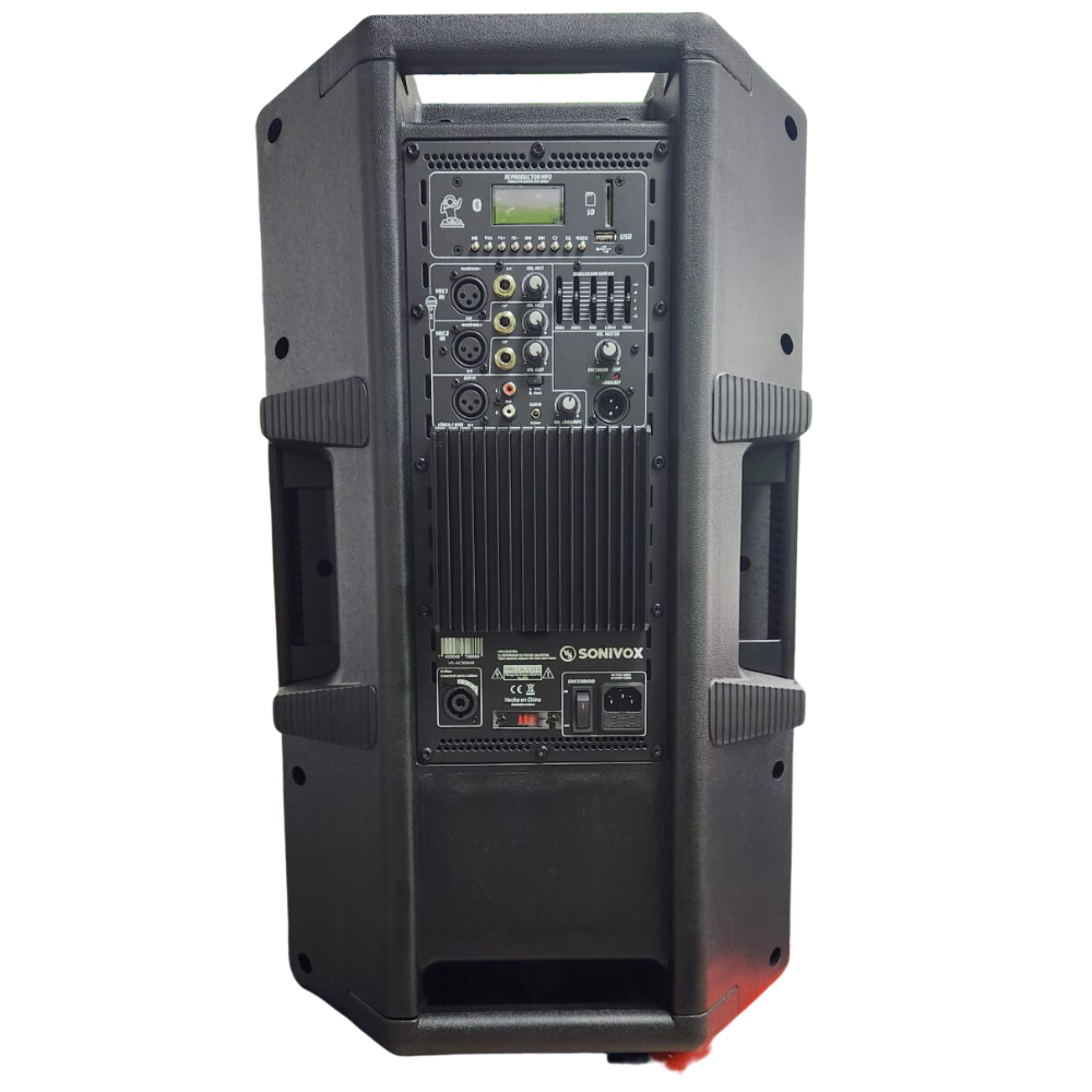 Cabina De Sonido 15 Pulgadas Profesional Activa Sonivox 120w