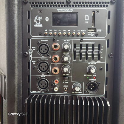 Cabina De Sonido 15 Pulgadas Profesional Activa Sonivox 120w