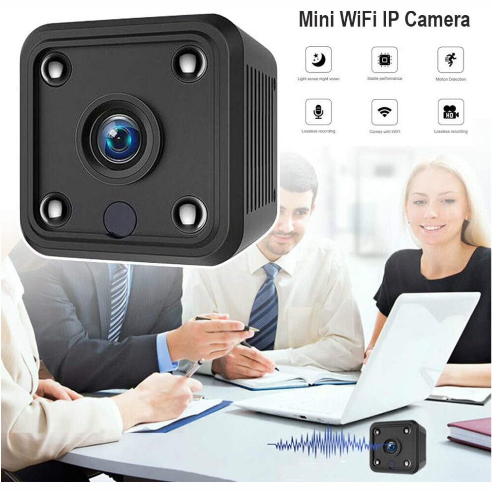 Mini Cámara Espía Hd Wifi Ip Monitoreo 24/7 Nocturna + Sd32g
