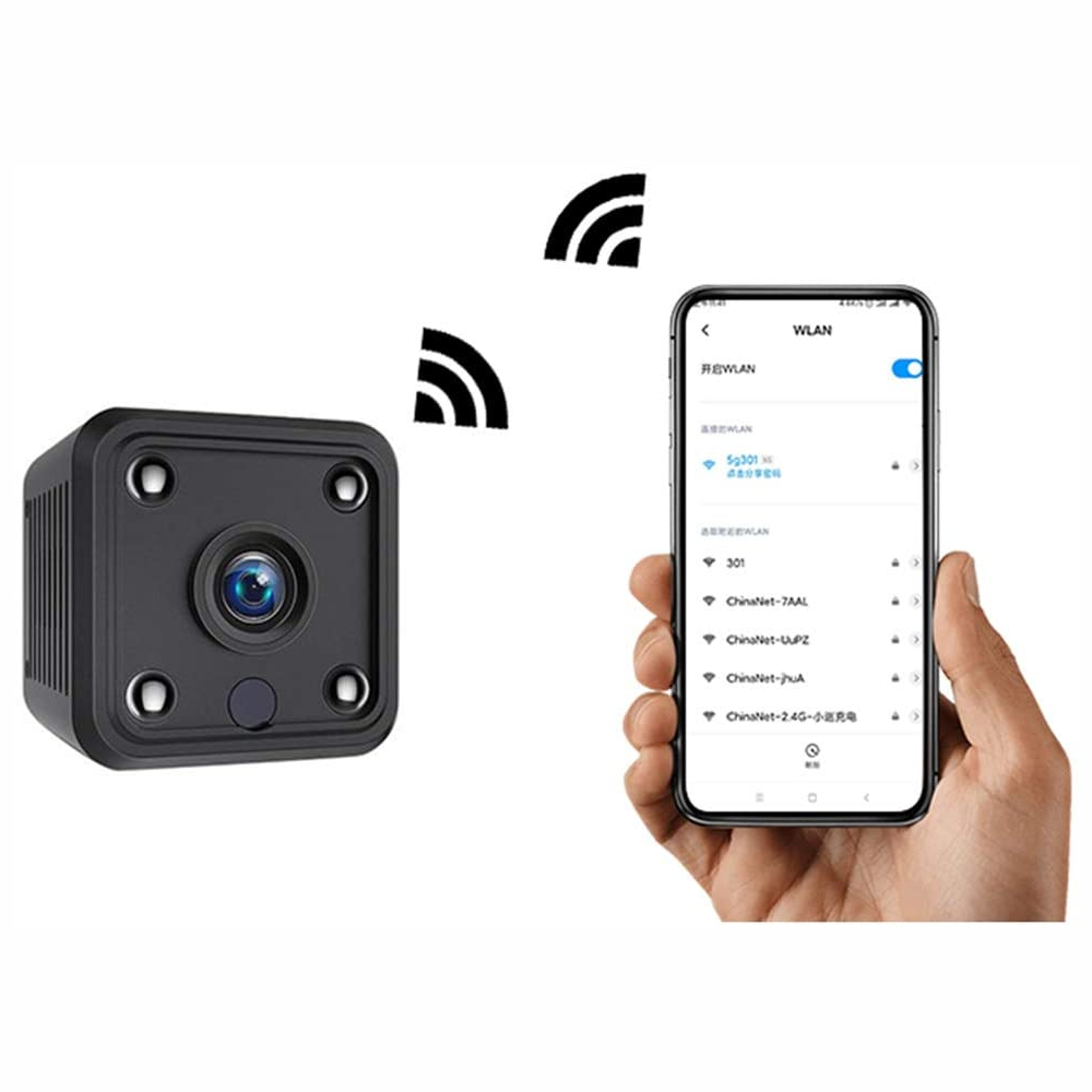 Mini Cámara Espía Hd Wifi Ip Monitoreo 24/7 Nocturna + Sd32g