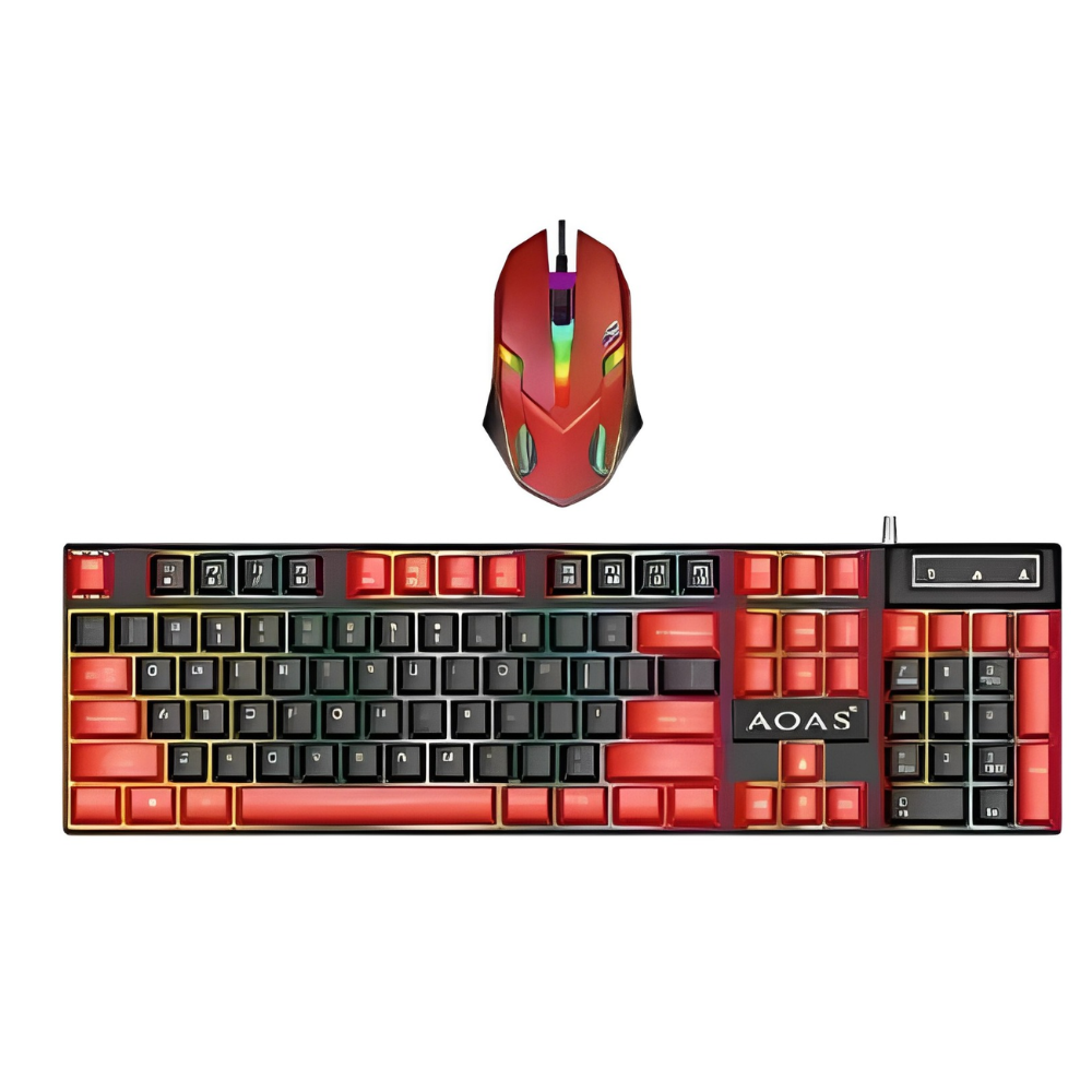 Combo Teclado Y Mouse Retroiluminado M450 Rgb Full Color