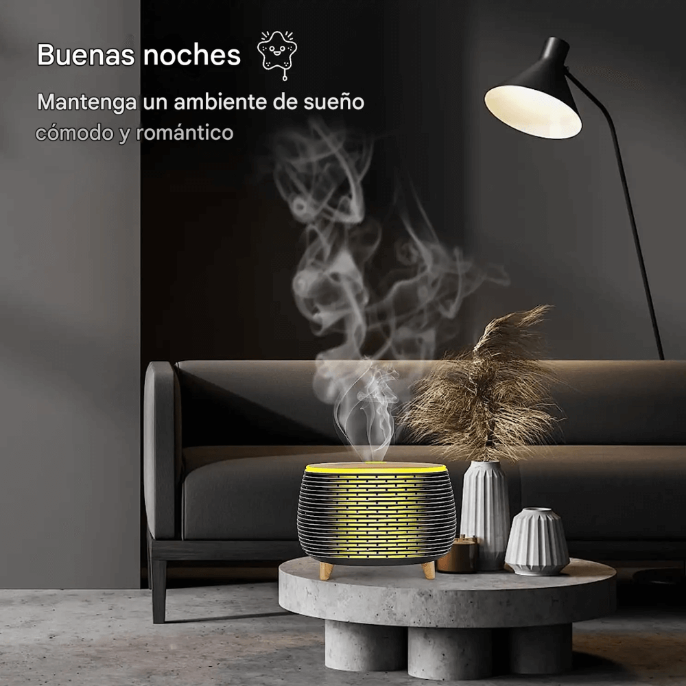 Difusor Aromas Led Humidificador Aromaterapia Hogar Esencia