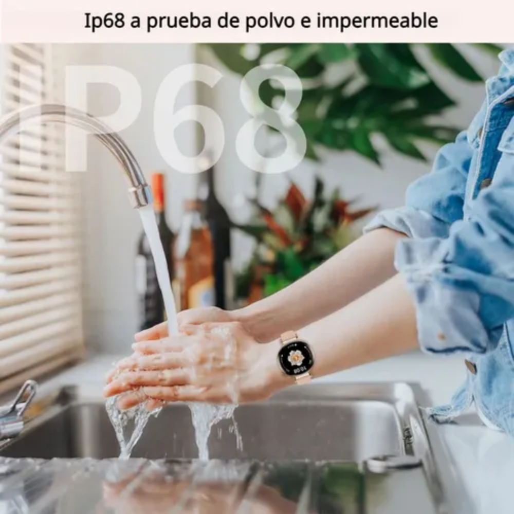 Reloj Inteligente Para Mujer Smartwatch Llamadas Gt4 Mini