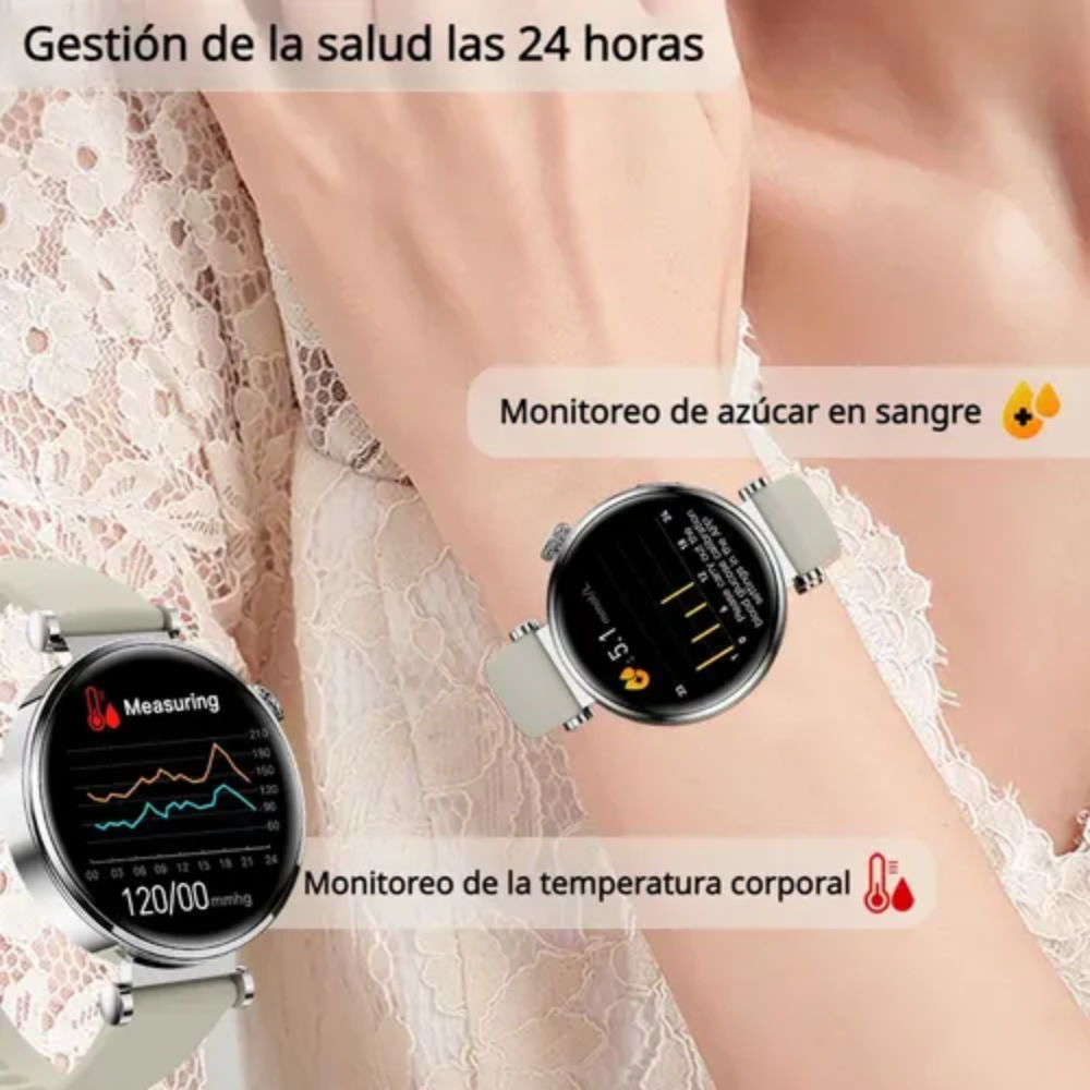 Reloj Inteligente Para Mujer Smartwatch Llamadas Gt4 Mini