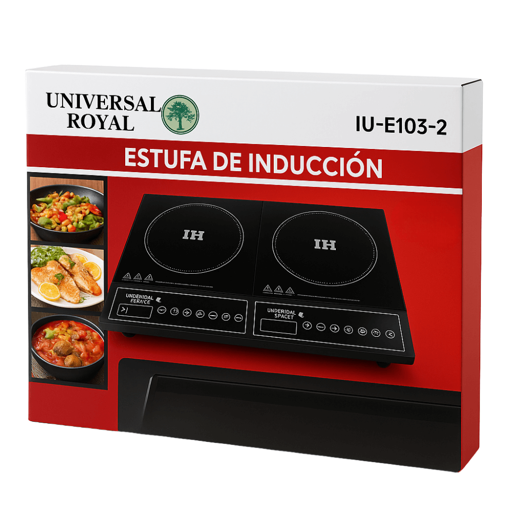 Estufa Inducción 110v 2 Puestos Sobre Poner Y Empotrar 800w