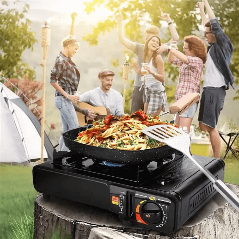 Estufa De Gas Butano Portatil Para Camping Viajes 1 Puesto
