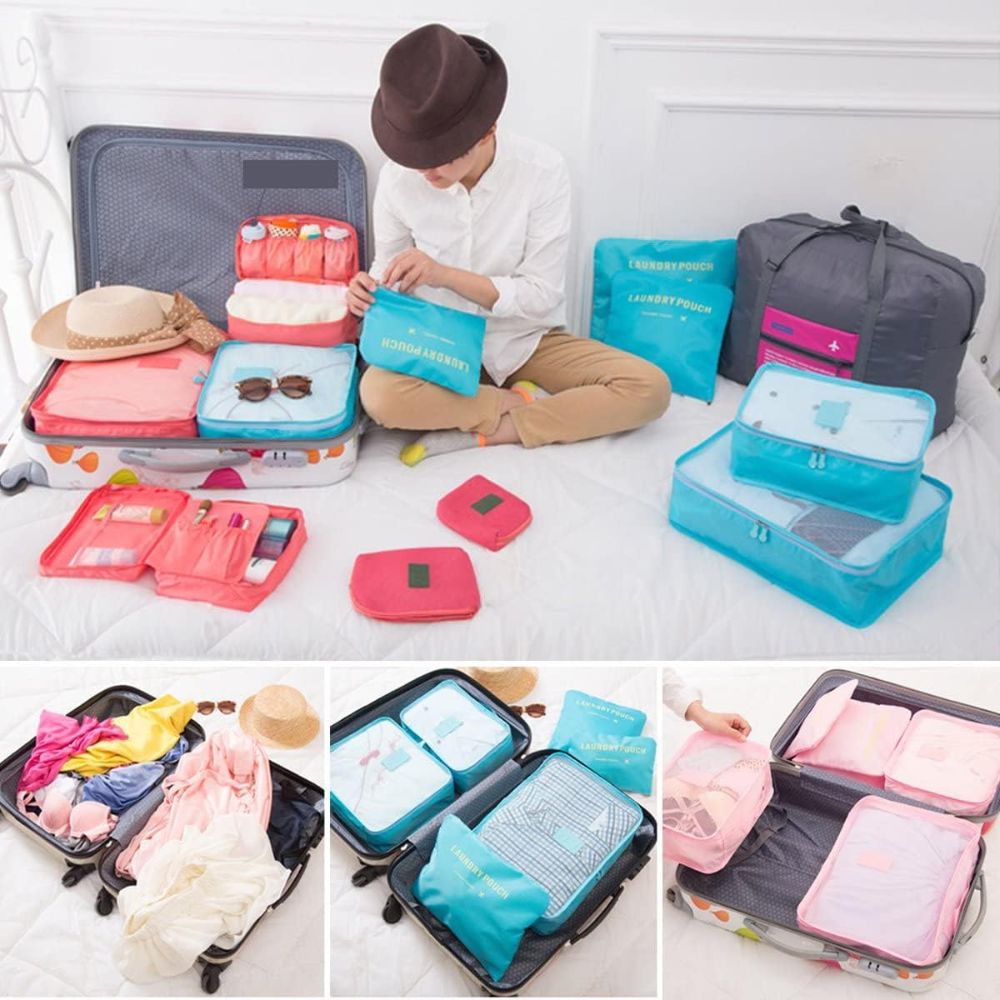 Organizador De Ropa Para Maleta De Viaje X6 Piezas