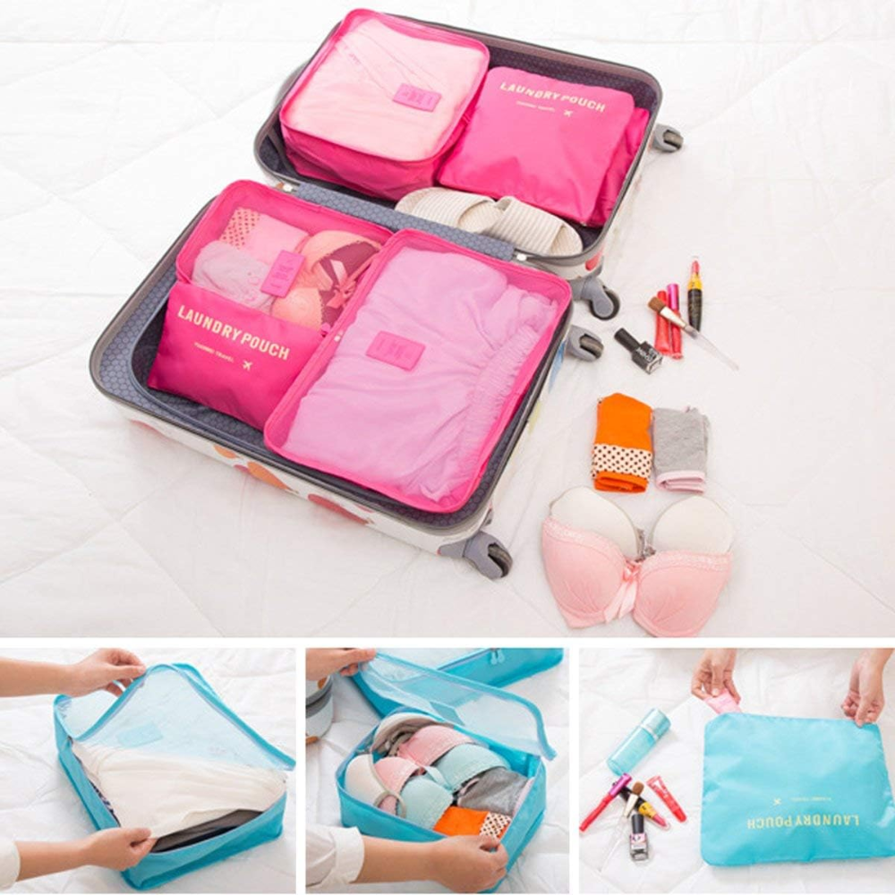 Organizador De Ropa Para Maleta De Viaje X6 Piezas