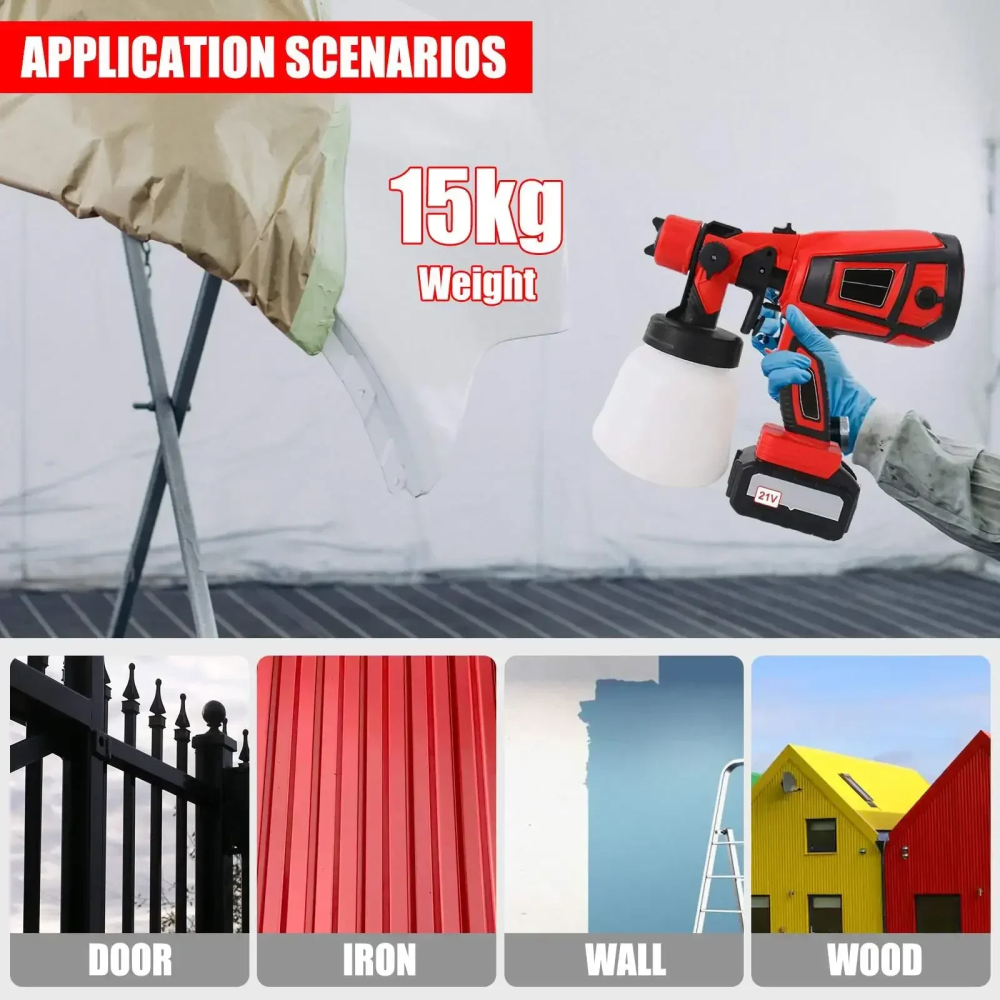 Paint Zoom Pistola Para Pintar Recargable Inalambrica Spray