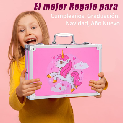 Set De Artes Profesional Para Niños Kit De Pintura 145 Pcs