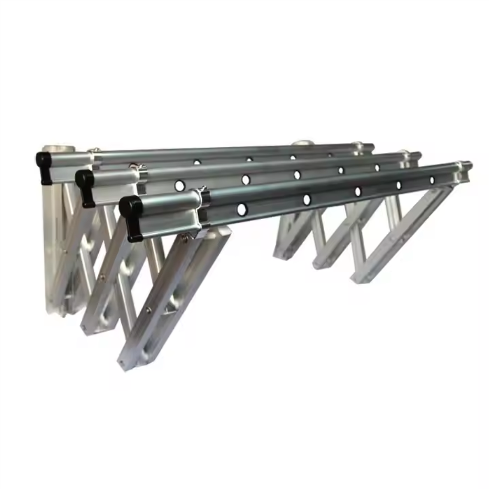 🧺Tendedero De Ropa Metalico Retractil 3 Tubos 1 Metro Ancho 🌞