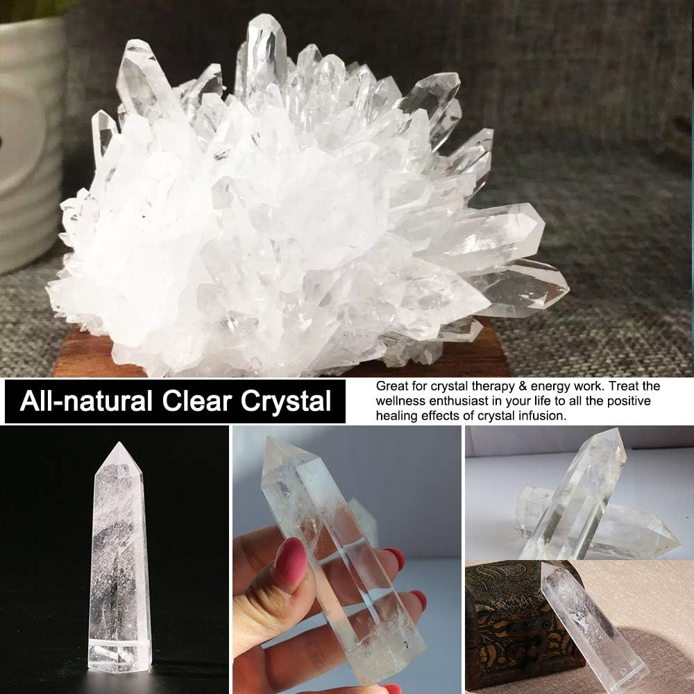 💎Termo Botella De Agua Con Cristales De Cuarzo Y Estuche🌡️