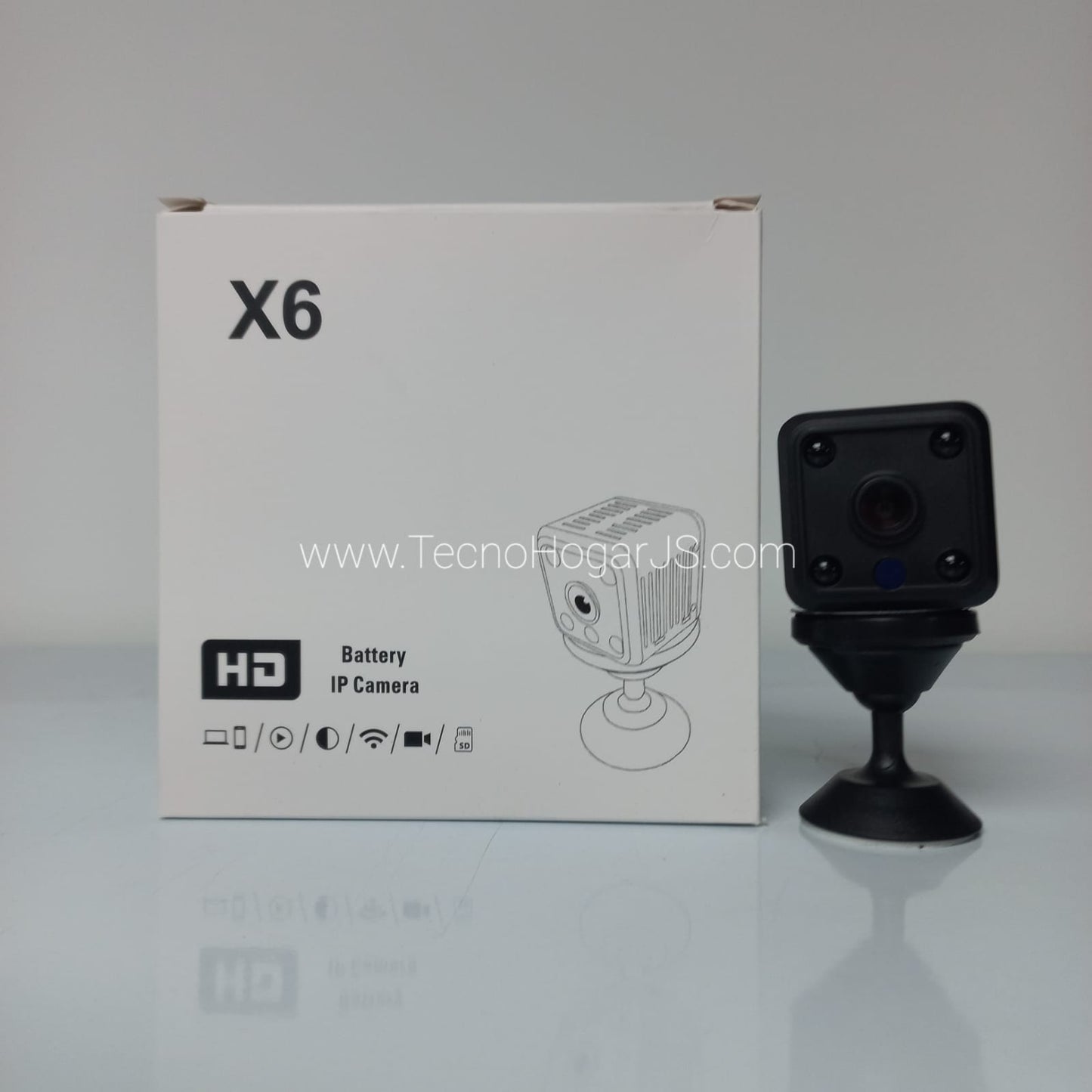 Mini Cámara Espía Hd Wifi Ip Monitoreo 24/7 Nocturna + Sd32g