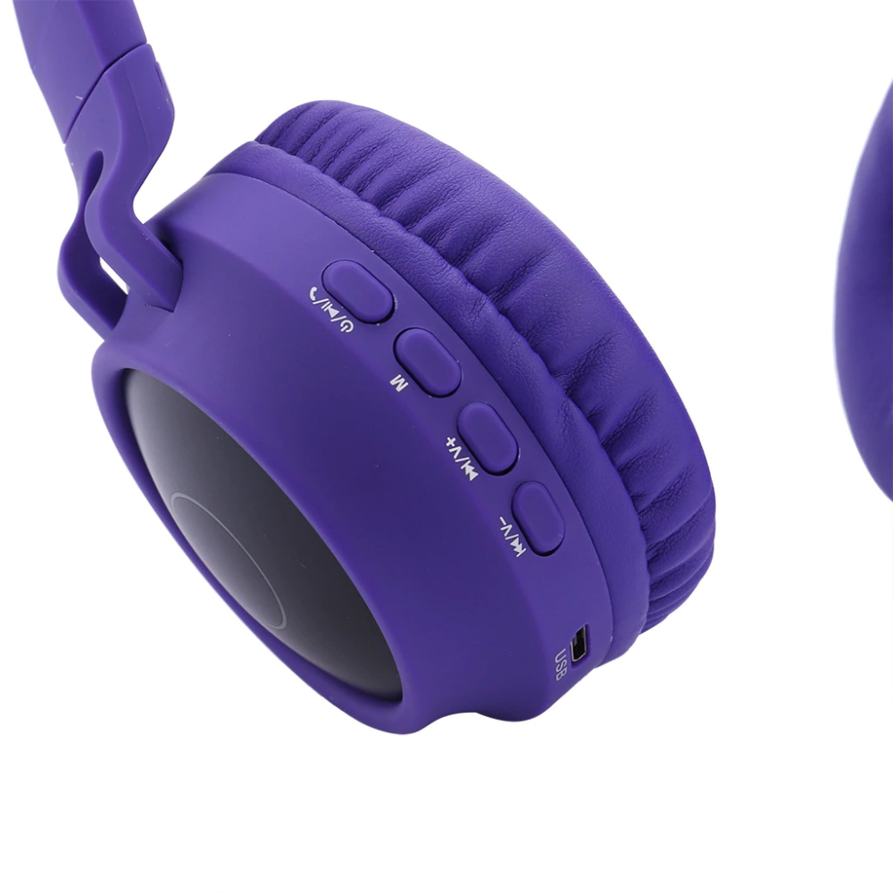 Audífonos Bluetooth Orejas De Gato Para Niños