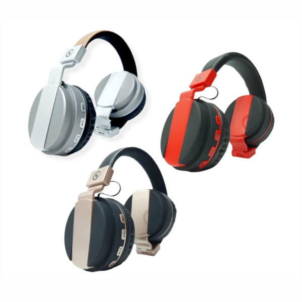 Feng-Bin Auriculares bluetooth, teléfono estéreo bass pesado para la  cabeza, auriculares grandes inalámbricos de alta fidelidad (Color : Rojo) :  : Electrónica