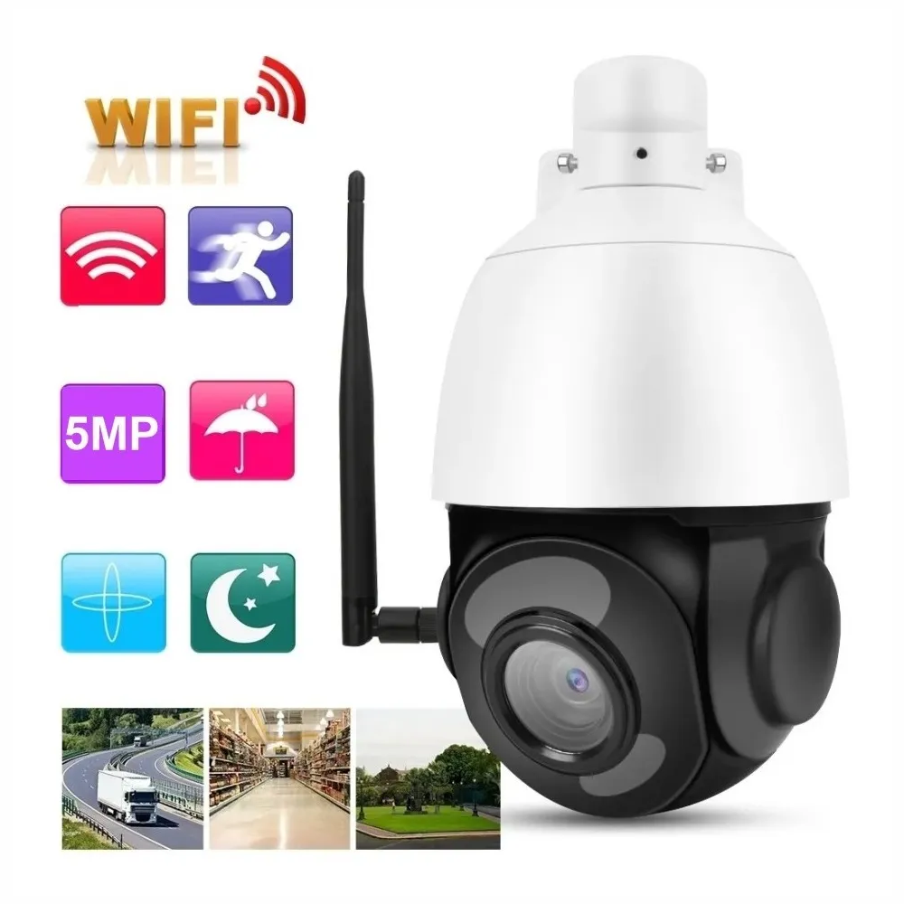 Cámara De Seguridad Ptz Zoom 30x Reconocimiento Facial Ip66