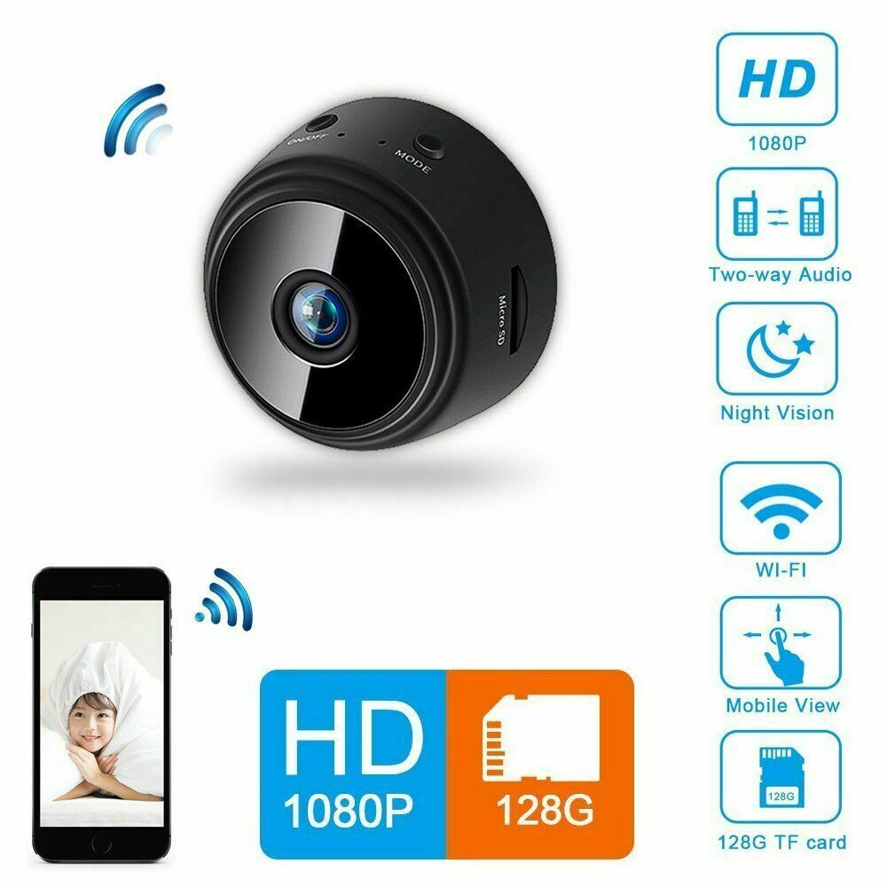 Camara Mini Espia Ip Wifi Monitoreo En Tiempo Real Microfono A9