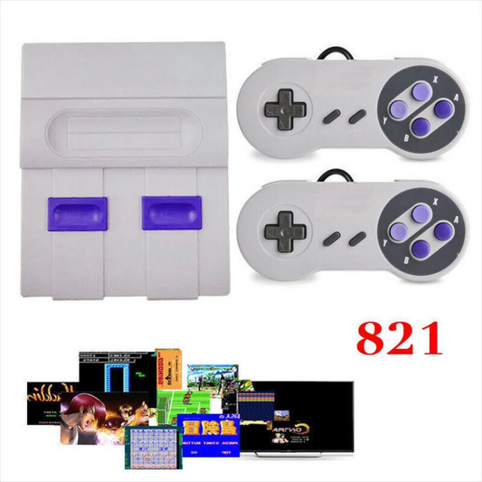 Consola De Videojuegos 821 Juegos Retro Portátil Hd Hdmi Nes Sfc