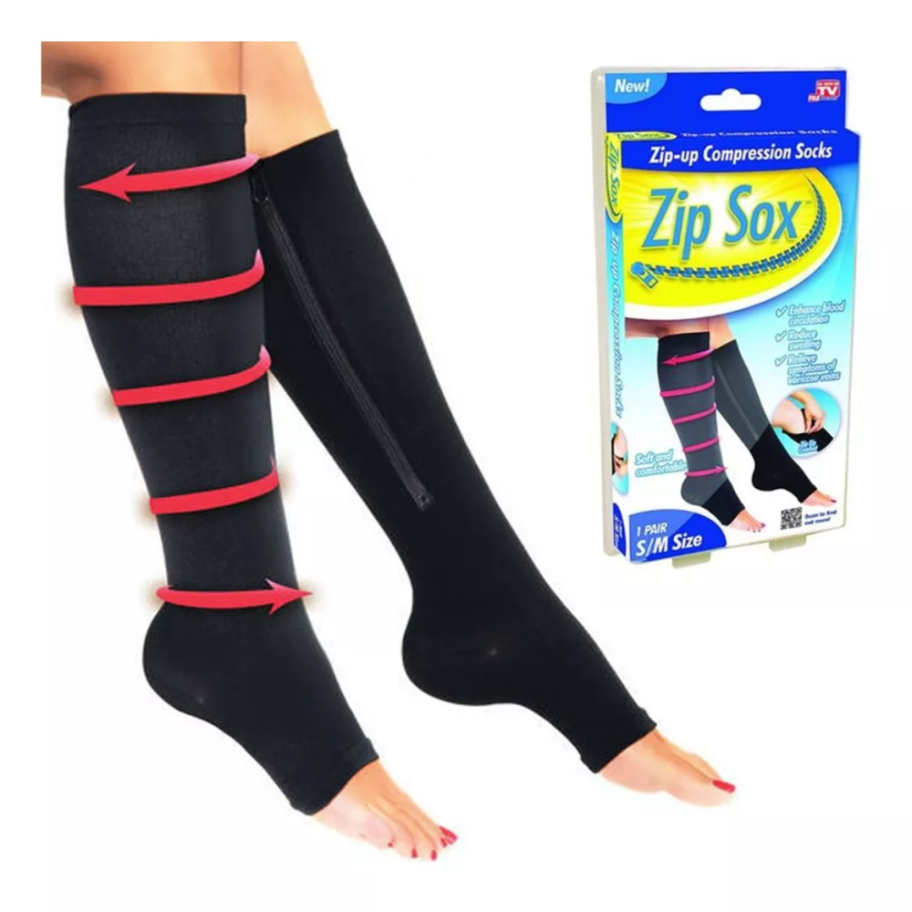 Medias De Compresión Con Cremallera Zip Sox