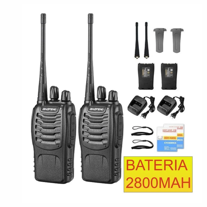 Radio Walkie Talkie Baofeng Bf-888s Uhf X2 Batería 2800mah