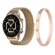 Smartwatch Reloj Para Dama Sumergible 3 Pulzos Gtide Romance