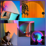 Lampara Sunset Rgb Efecto Atardecer Decoracion Videos Tiktok