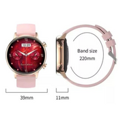 Smartwatch Reloj Para Dama Sumergible 3 Pulzos Gtide Romance