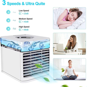 Aire Acondicionado Portátil Ultra Air Cooler 7 Luces Led