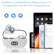 Audífonos Conducción Ósea De Clic Inalámbricos Bluetooth P3