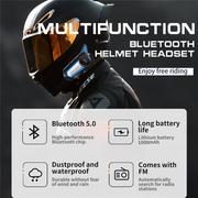 Auricular Bluetooth 5.0 Motociclistas Bateria Larga Duracion