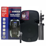 Parlante Bluetooth Profesional TWS 2x6.5 Pulgadas Cilíndrico - Sonivox  Colombia