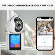 Camara De Seguridad Wifi Video Llamada Con Pantalla Icsee