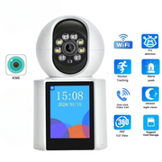 Camara De Seguridad Wifi Video Llamada Con Pantalla Icsee