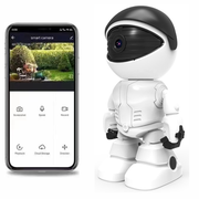 Cámara De Seguridad Wifi Robot Monitor De Bebe 360° Yosee
