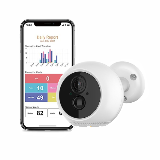 Cámara Para Exteriores Recargable Inalámbrica 3mp Ip66 Tuya