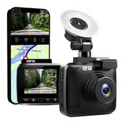 Camara Para Carro Con Gps Wifi Sensor 24/7 2k Pantalla Lcd