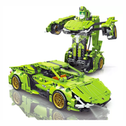 Carro De Juguete Tipo Lego Robot Transformers 2 En 1 721 Pcs