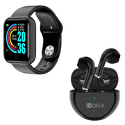 Combo Reloj Smartwatch + Audífonos Bluetooth Alta Calidad