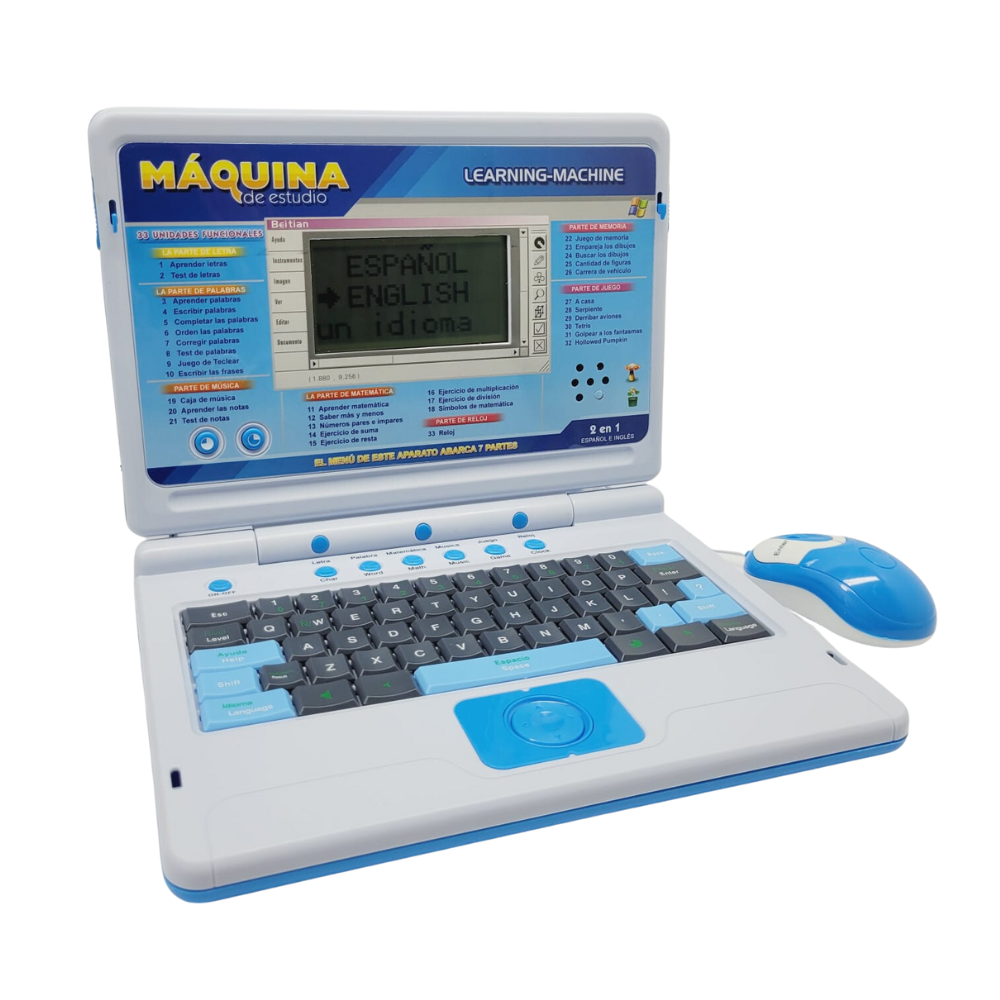 Laptop Did ctica Computadora De Juguete Para Ni os 8006 Ange