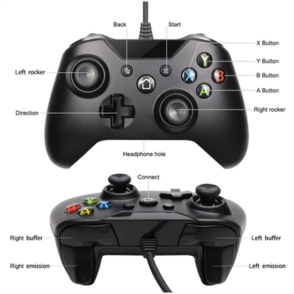 Control Alámbrico Para X Box One Y Pc Windows