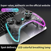 Control Gamer Para Ps4 Y Pc Luz Rgb Panel Touch Con Jack 3.5