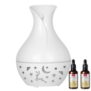 Difusor Humificador De Aromas Ultrasonico Jarron Brillante