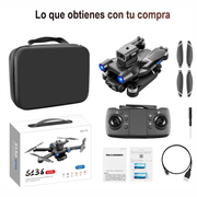 Drone Wifi Gps Motor Brushless S136 Doble Cámara Estuche