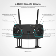 Drone Wifi Cámara Hd Estabilizador De Vuelo 2.4ghz 998