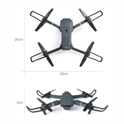 Drone 998 Plegable Con Camara Ideal Para Principiantes Combo 3 Baterias Negro HD 2.4 GHz