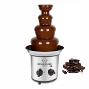 Fuente De Chocolate Fondue 4 Niveles En Acero Inoxidable Renahouse