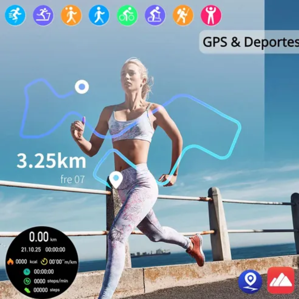Reloj Inteligente Para Mujer Smartwatch Llamadas Gt4 Mini