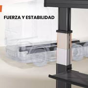 Soporte Para Televisor De 32-65 Pulgadas Rack Ajustable North Bayou 1500