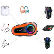 Intercomunicador Para Moto Q08 Pro Rgb Musica Bluetooth 1km