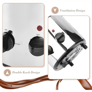 Fuente De Chocolate Fondue 4 Niveles En Acero Inoxidable Renahouse